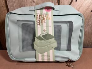 NEW Ruby + Cash 2 Piece Packing Cube Set 1 Lrg & 1 Med Organize Luggage Airplane